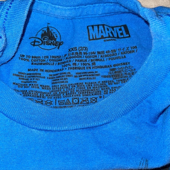 Spider-Man Disney Marvel boys short sleeve T-shirt size 2-3 - Picture 3 of 6
